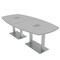 Skutchi Designs 45 in W, 96 in L, 29 in H, Engineered Wood Top, Grey HAR-ABOT-46X92-DOU-ELEC-XD01 - alternate 1